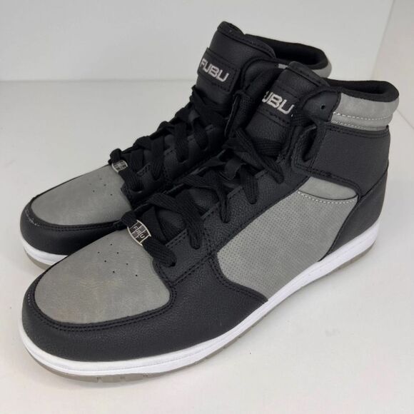 FUBU Black and Gray Sneakers with Classic Design Size 9.5 - Picture 1 of 10